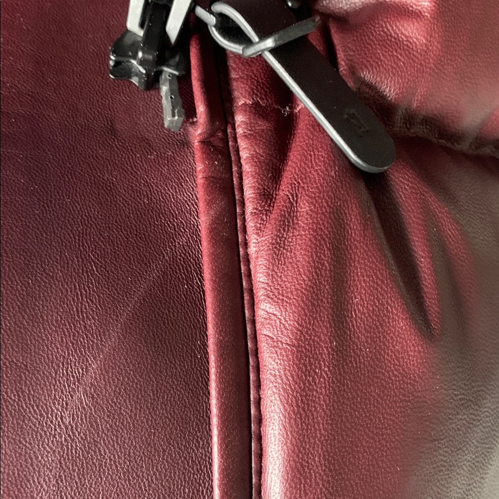 🔥🔥🔥 MACKAGE Quilted Leather coat 'Saya' burgundy - Picture 12 of 14